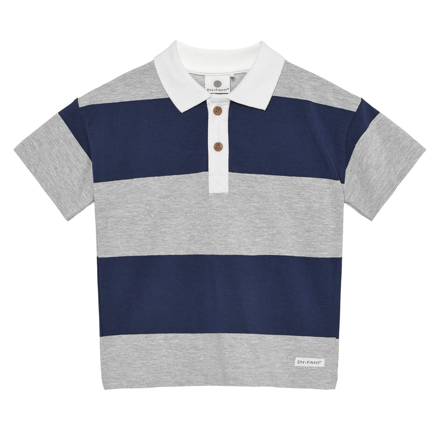 Polo Rayé 3-10ans-En Fant-Gris-3-ENF-230607-1231-CLÉMENT