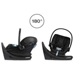 Ensemble Cybex - Poussette EOS Lux, Siège d’auto Aton G Swivel et Seconde base