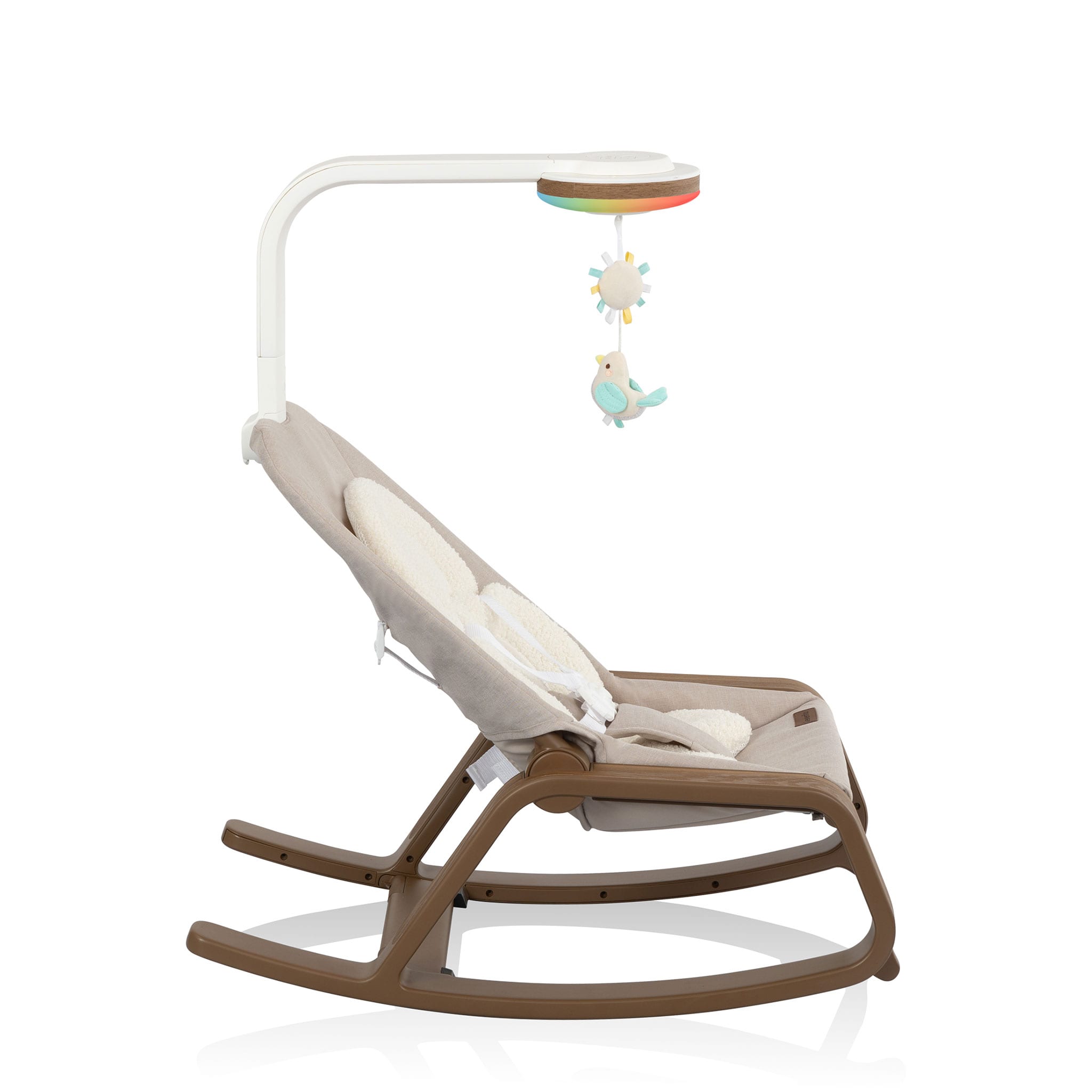Siège Berçant Lyra 2-en-1 - Café - Evenflo – CLÉMENT
