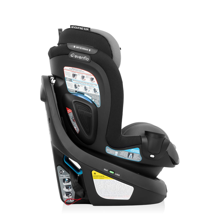 Siège d’auto rotatif 2-en-1 Gold Revolve360 Slim avec SensorSafe - Noir Obsidian-Evenflo-EVO-CS260112450C-CLÉMENT