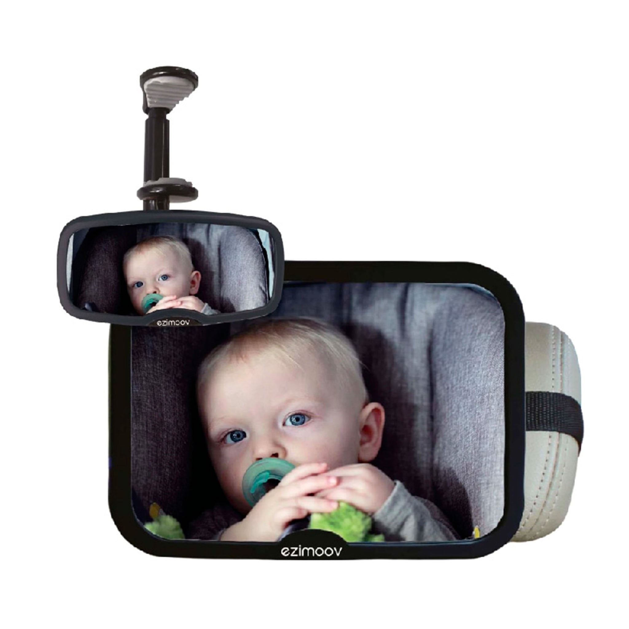 Surveillance Pack - Rétroviseur + Miroir siège auto - Ezimoov