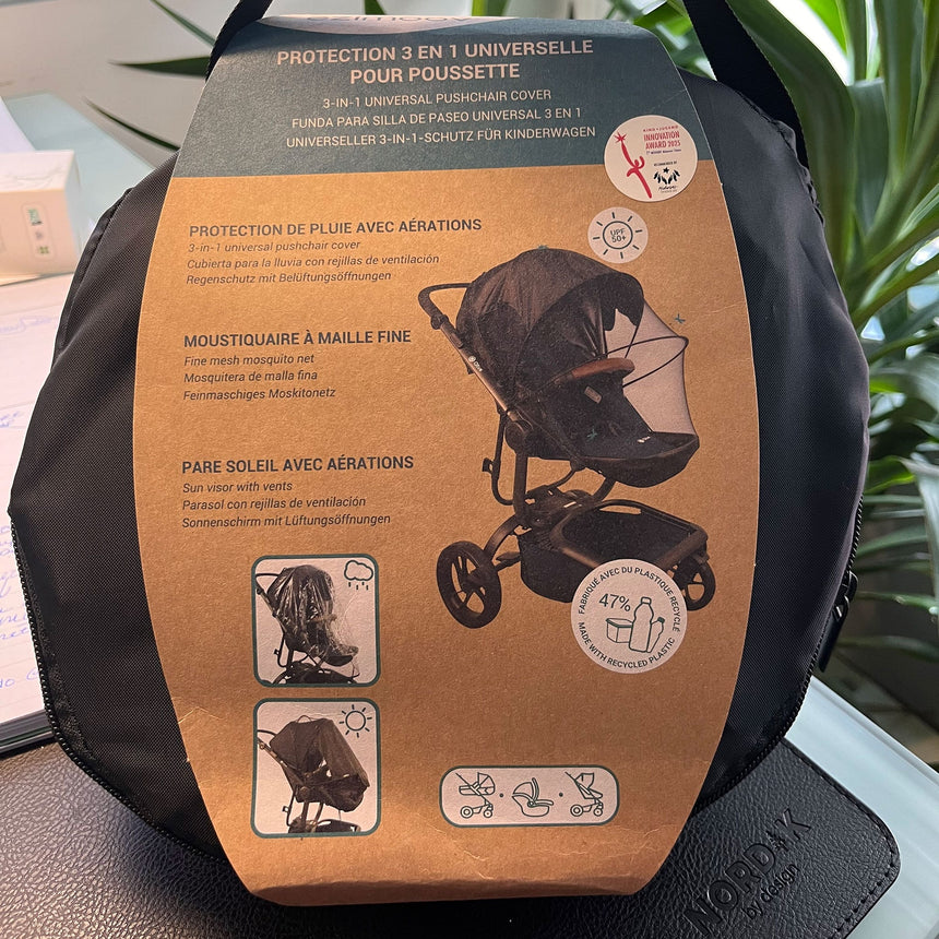Filet Protège Poussette 3-en-1 Universel - Anti UV-Ezimoov-EZI-EZ-1706-CLÉMENT
