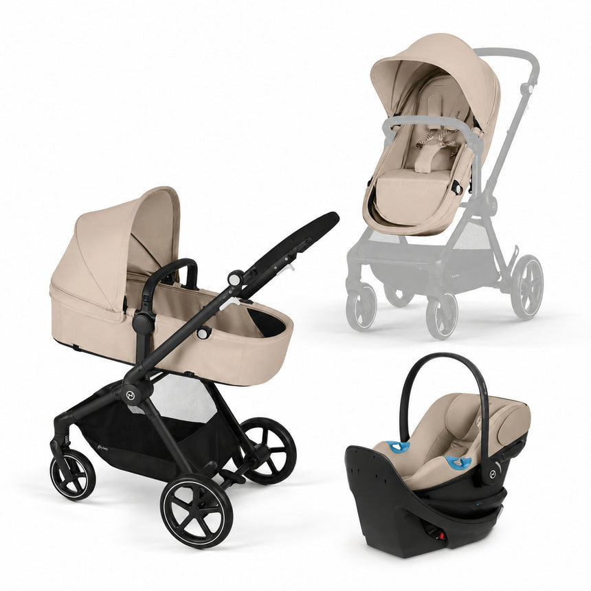 Ensemble Cybex - Poussette Eos & Siège Aton G Swivel