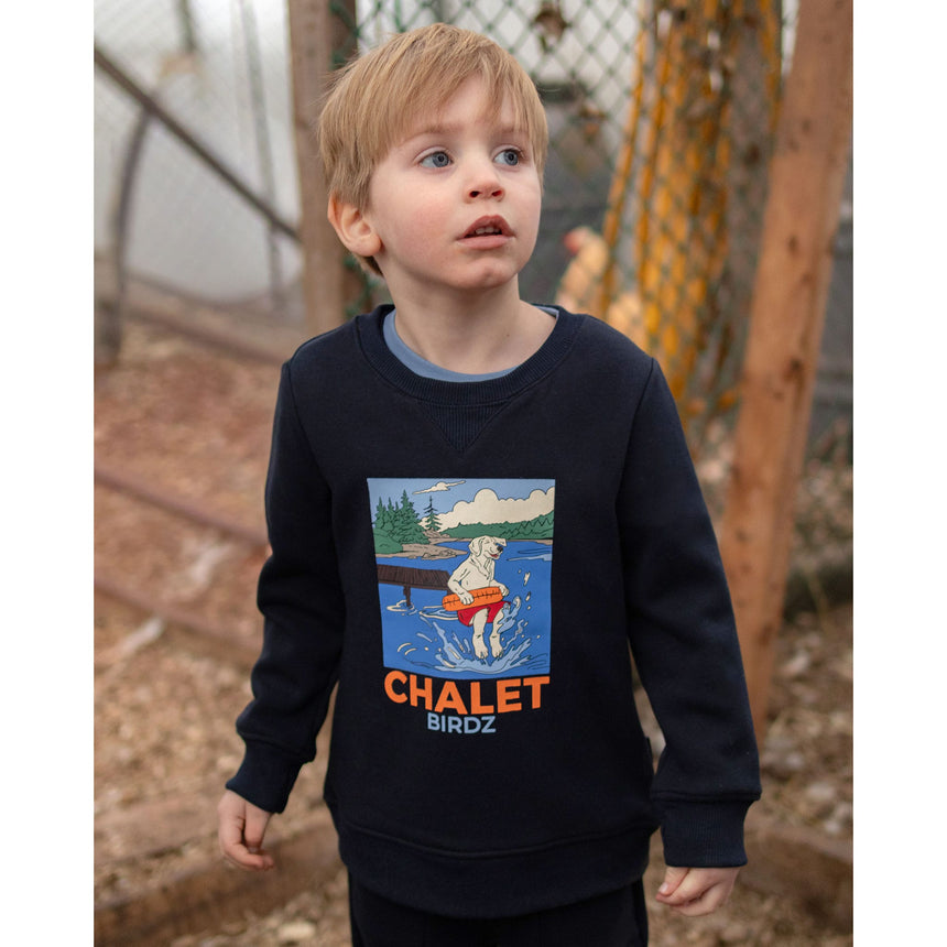 Gilet Ouaté Chien Chalet 2-10ans-Birdz-BR1-CLSPKB06731-CLÉMENT
