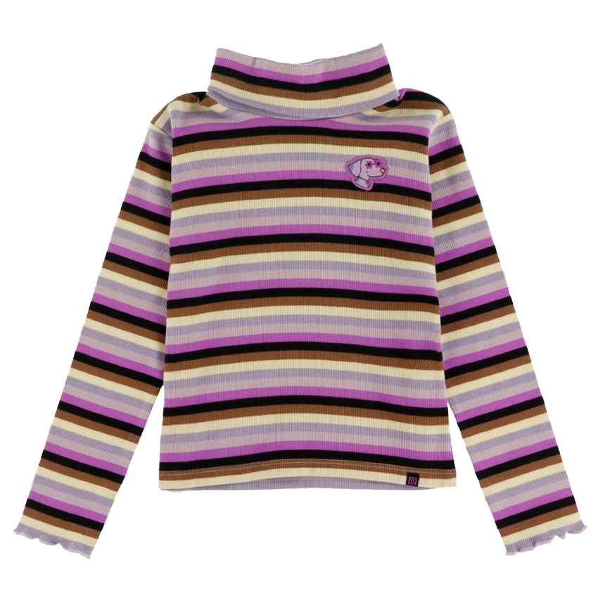 T-shirt Rayé Journée 2-12ans-Nano-Lilas-2-BOS-F2604-06-CLÉMENT