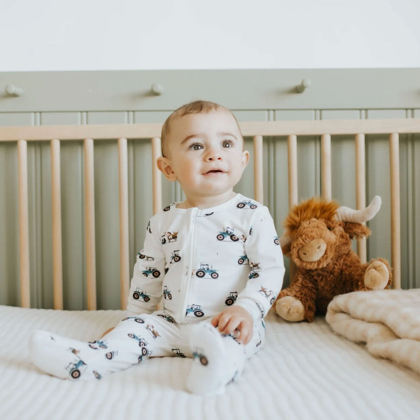 Pyjama Tracteurs Vaches 0-12mois-Firsts par Petit Lem-FIT-26FGL32P06-CLÉMENT