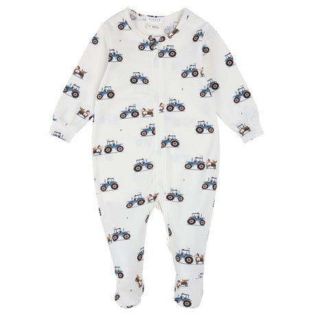Pyjama Tracteurs Vaches 0-12mois-Firsts par Petit Lem-Ivoire-0 m-FIT-26FGL32P06-CLÉMENT