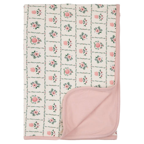 Couverture Fleurs Pommes-Firsts par Petit Lem-Beige-Bébé-FIT-26FGL33A04-CLÉMENT