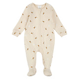 Pyjama Abeilles Pêches 0-12mois-Firsts par Petit Lem-Beige-0 m-FIT-26SGL38P02-CLÉMENT