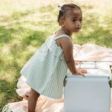 Robe Rayée Pêches 3-24mois-Firsts par Petit Lem-FIT-26SGW38E02-CLÉMENT