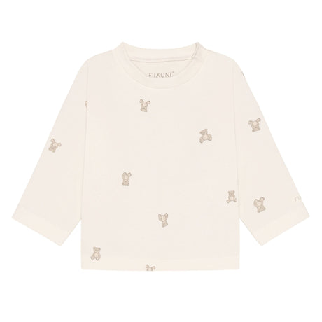 T-shirt Imprimé Oursons 3-24mois-Fixoni-Blanc-3 m-FIX-423084-1903-CLÉMENT
