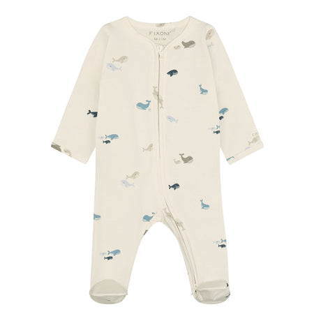 Pyjama Imprimé Baleine 9-18mois-Fixoni-Ivoire-9 m-FIX-423088-7111-CLÉMENT