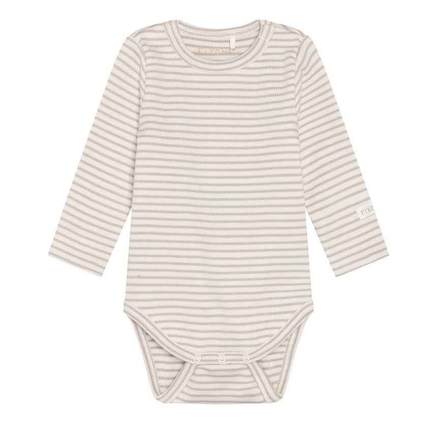 Cache-Couche Côtelé Rayé 3-18mois-Fixoni-Beige-3 m-FIX-423131-CLÉMENT