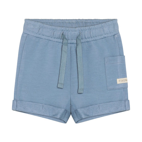 Short Ouatée Unie 3-24mois-Fixoni-Bleu-3 m-FIX-423184-7019-CLÉMENT