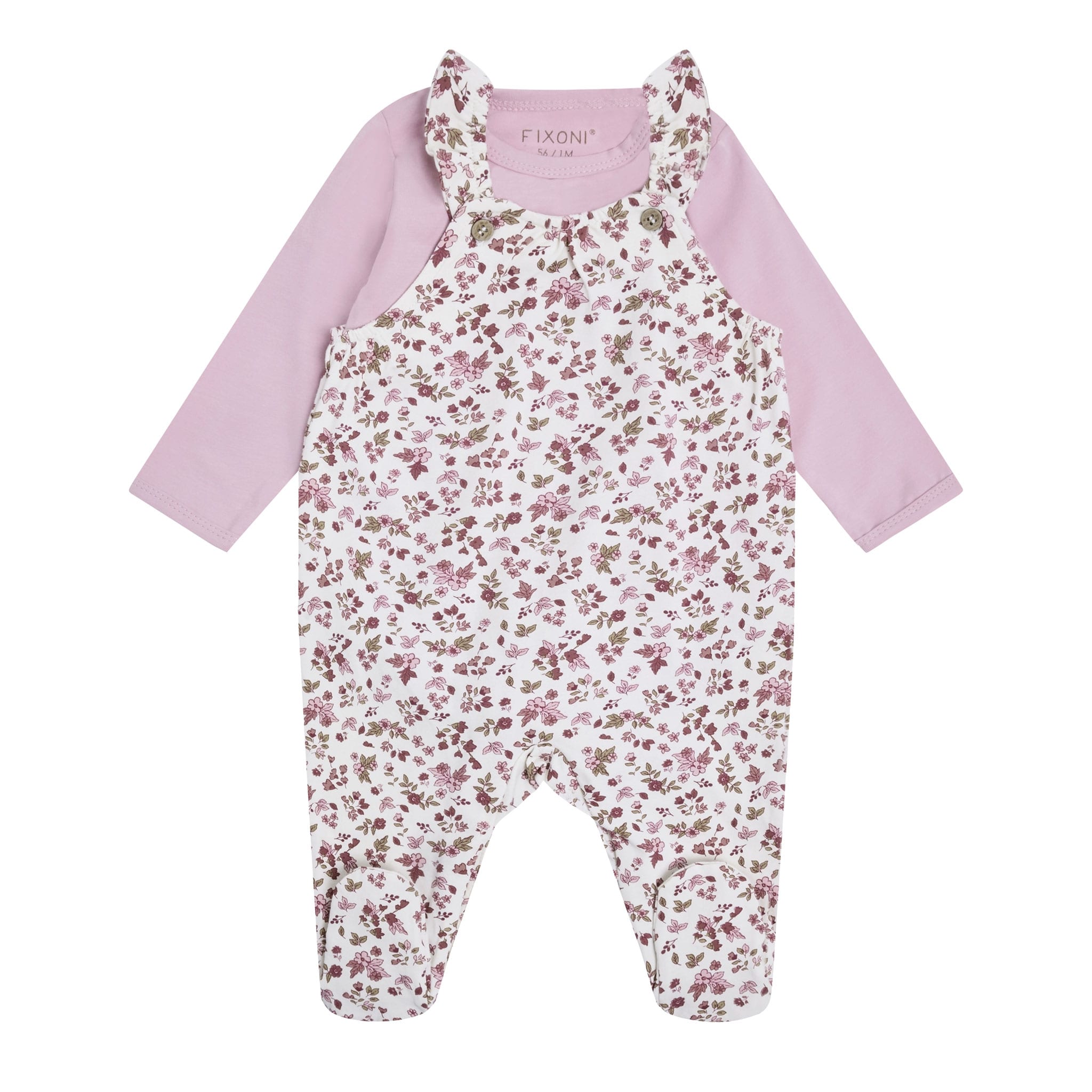 Flower Aop Romper Set 6-24m – CLÉMENT