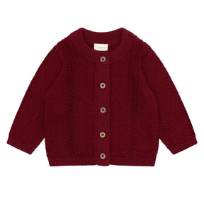 Cardigan Tricot 6-24mois-Fixoni-Bordeaux-6 m-FIX-423341-4261-CLÉMENT
