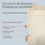 Porte-bébé Nouveau-Né Embrace - Noir Intense-Ergobaby-FUL-BCEMABLK-CLÉMENT