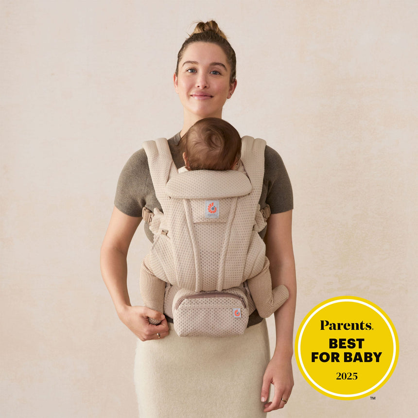 Porte-Bébé Omni Deluxe Mesh - Beige Naturel-Ergobaby-FUL-BCODMNATBGE-CLÉMENT