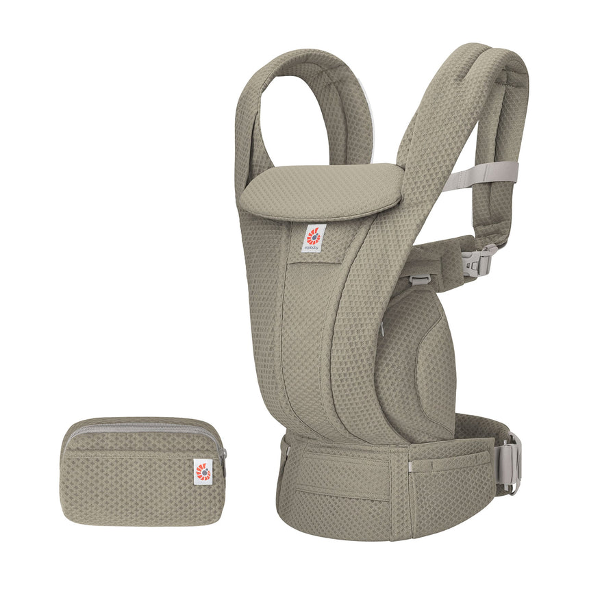 Porte-Bébé Omni Deluxe Mesh - Olive-Ergobaby-FUL-BCODMSFTOLV-CLÉMENT