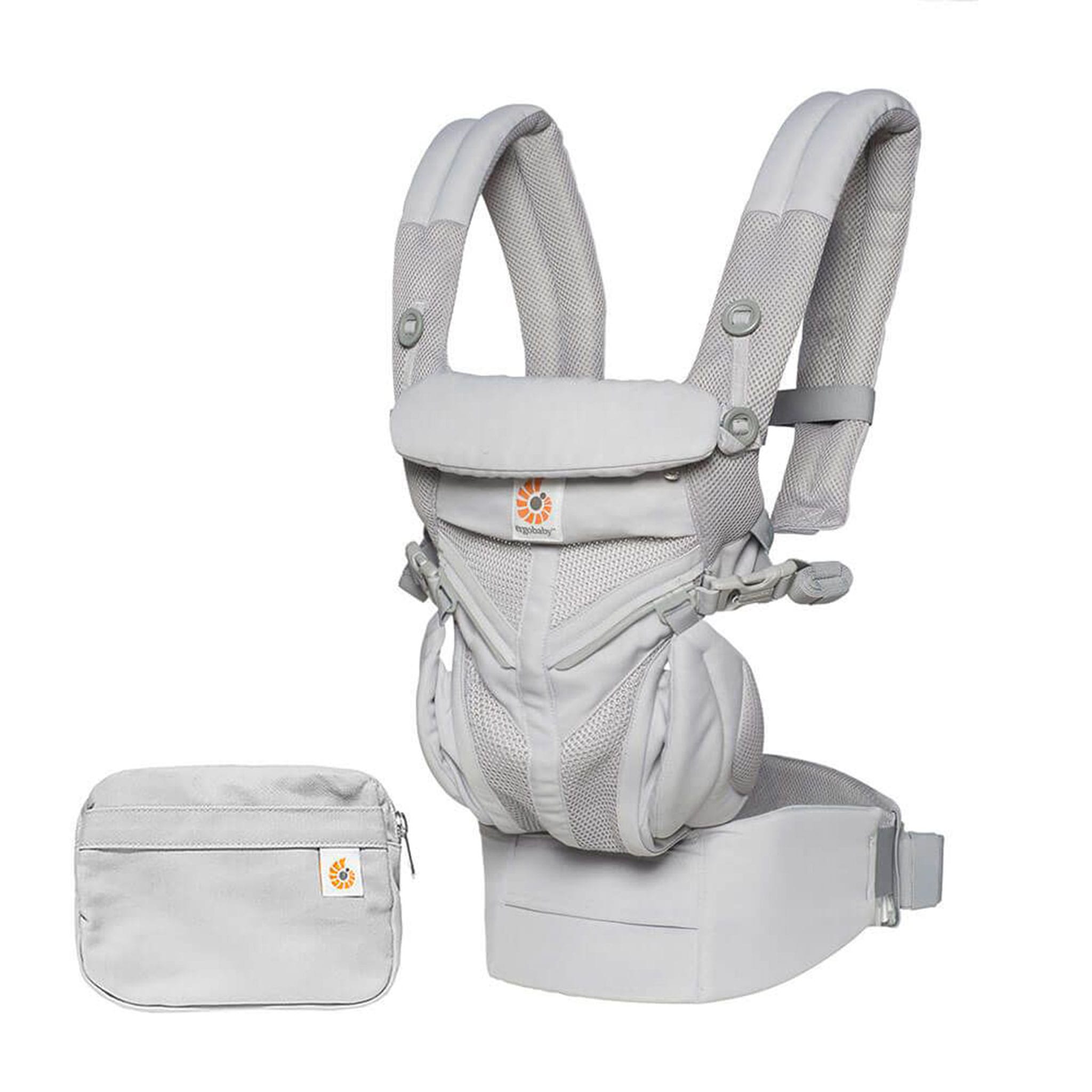 Omni 360 Baby Carrier All-in-one Cool Air Mesh - Pearl Grey – CLÉMENT