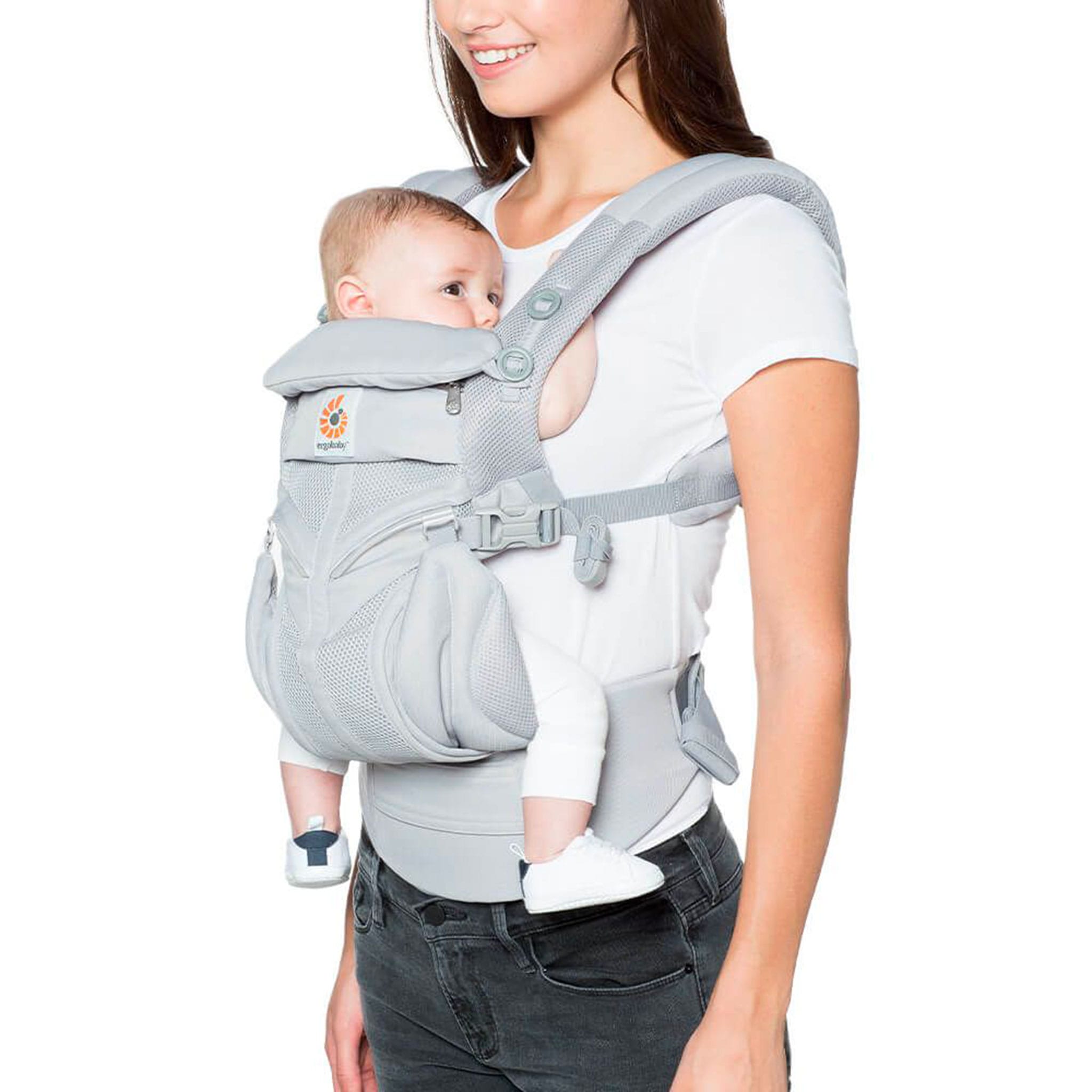 Porte-Bébé Omni 360 Cool Air Mesh - Gris Perle - Ergobaby – CLÉMENT