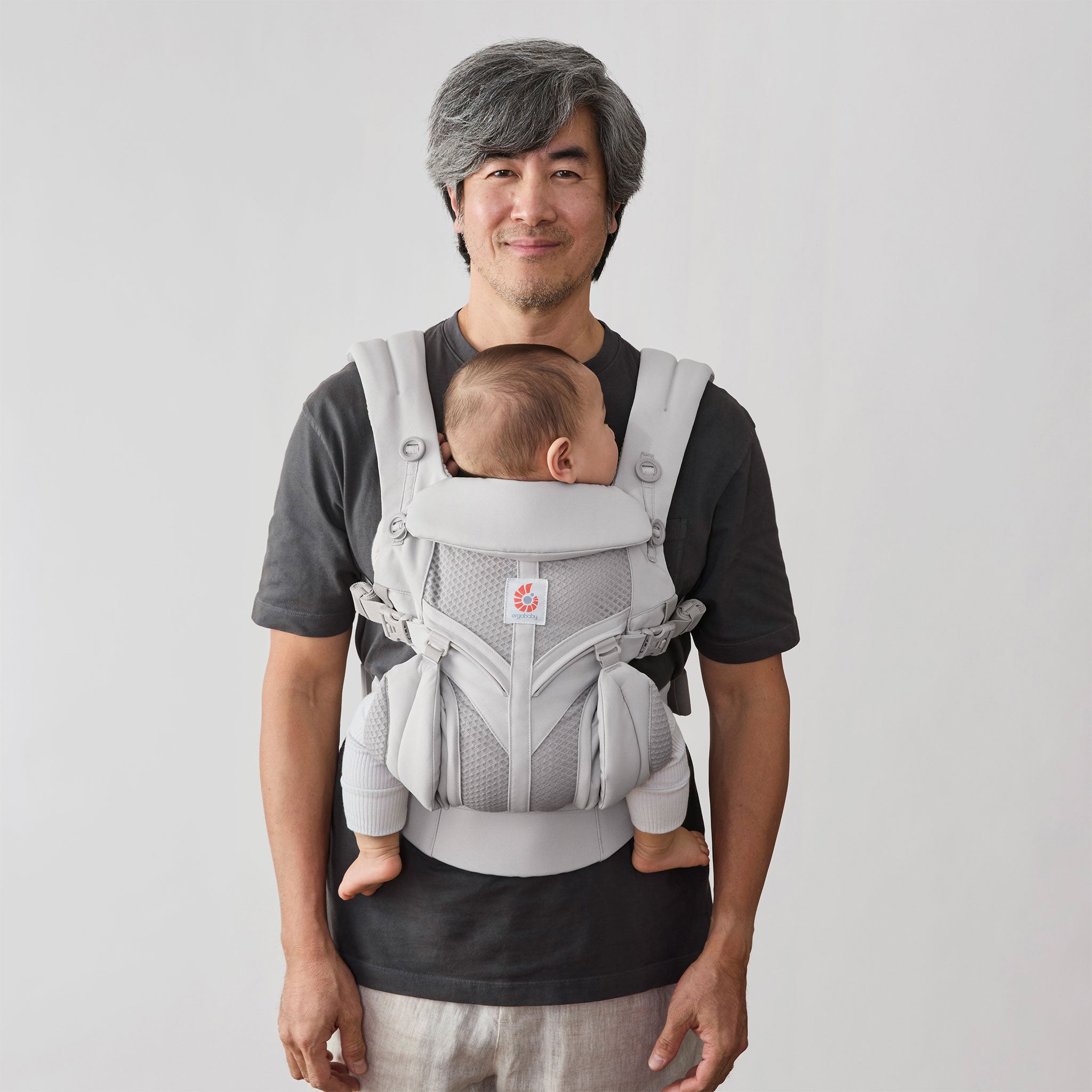 Porte-Bébé Omni 360 Cool Air Mesh - Gris Perle - Ergobaby – CLÉMENT