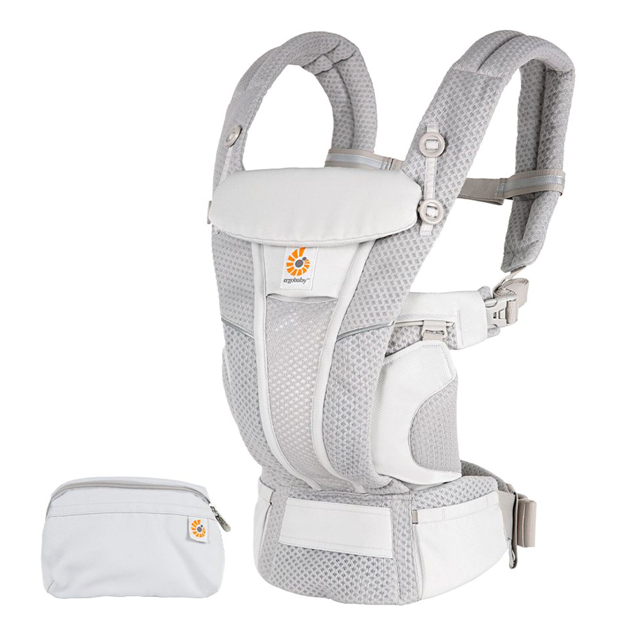 ergobaby OMNI 360 クールエアパールグレー Omni Breeze 360 Baby Carrier - Pearl Grey – CLÉMENT