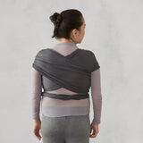 Porte-Bébé Écharpe Aura - Noir-Ergobaby-FUL-WLASKSFTBLK-CLÉMENT