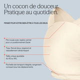 Porte-Bébé Écharpe Aura - Noir-Ergobaby-FUL-WLASKSFTBLK-CLÉMENT