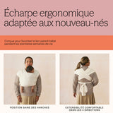 Porte-Bébé Écharpe Aura - Noir-Ergobaby-FUL-WLASKSFTBLK-CLÉMENT