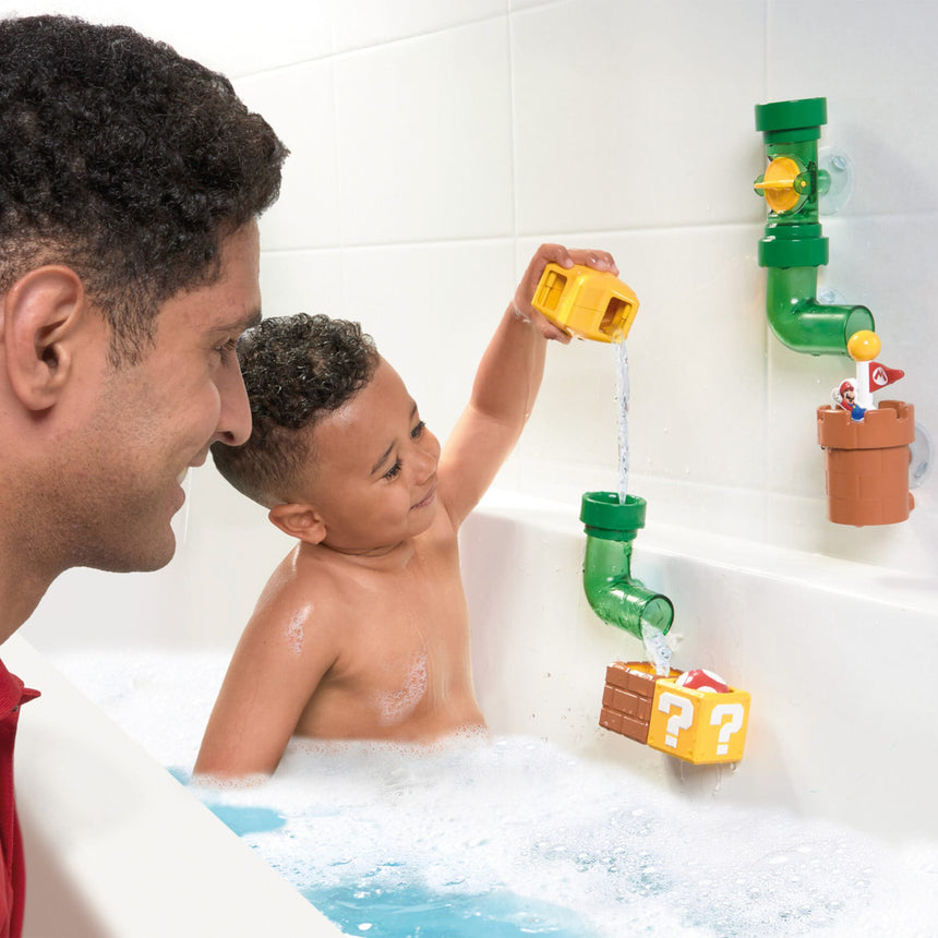 Ensemble Jouet Bain Tuyaux Super Mario Bros-Lamaze-FYE-E73857-CLÉMENT