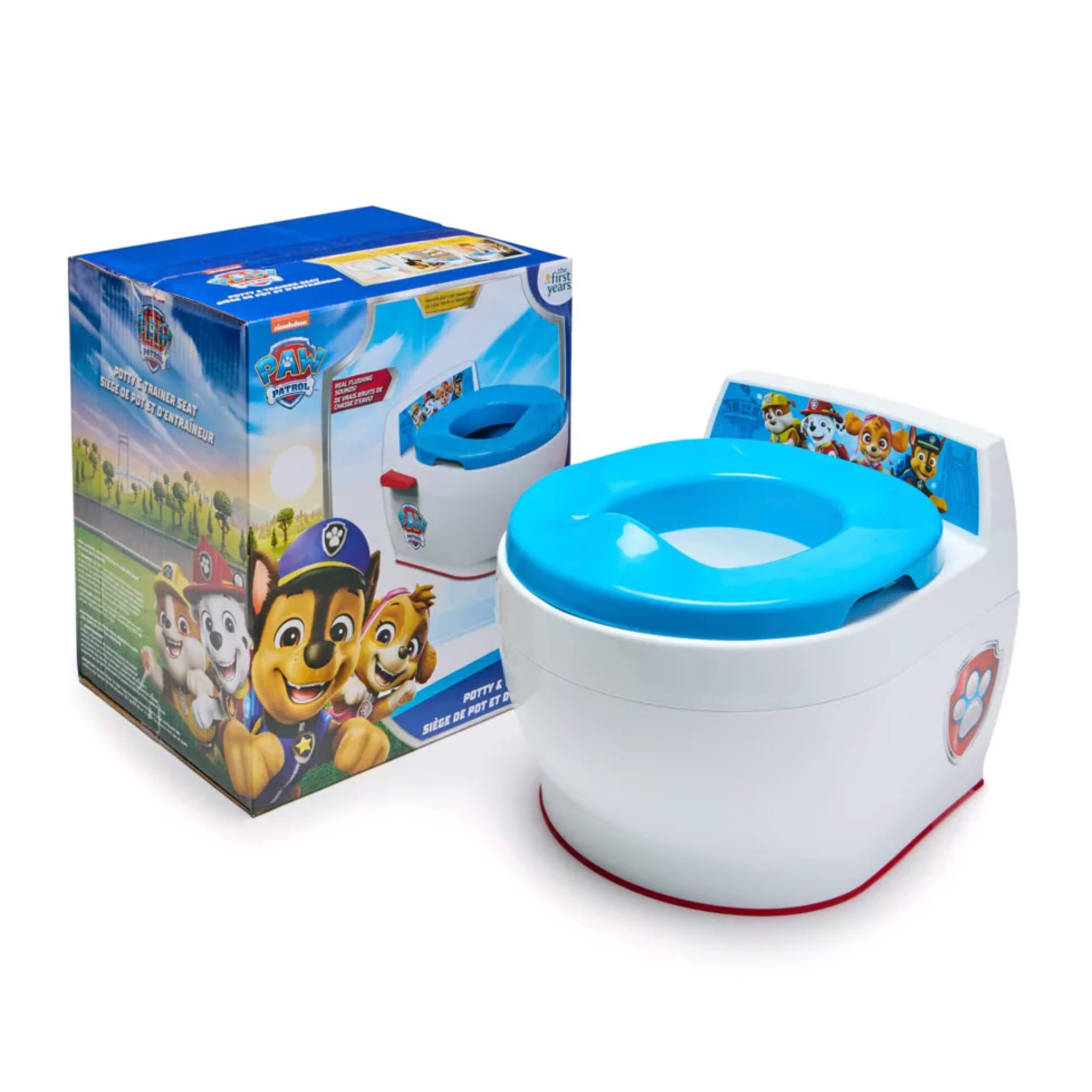 パウ・パトロール Paw Patrol Baby Potty Training Pants Multipack, PawBTraining10pk, Paw Patrol Toilet Training Range, Portable, Easy Cleaning Anti Stick  Lightweight Toddler, White⁄Red (Paw Patrol Potty) : : Baby  Products