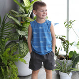 Crocodile Tank Top 2-8y