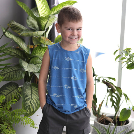 Crocodile Tank Top 2-8y
