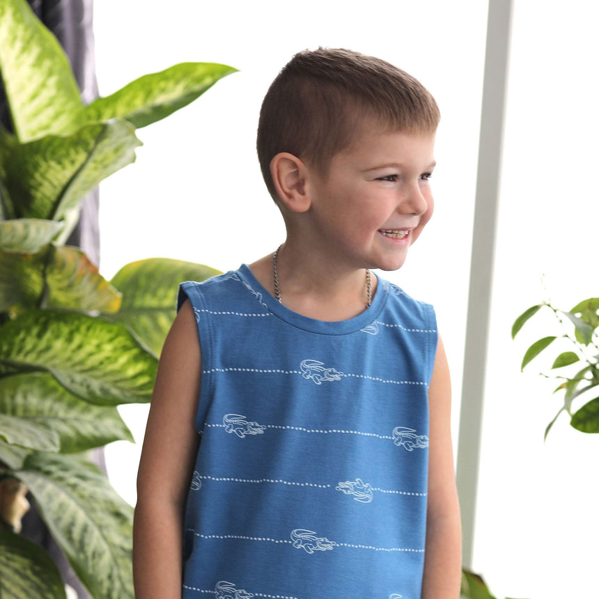 Crocodile Tank Top 2-8y