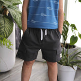 Short Cargo Charcoal 2-8ans