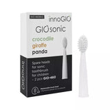 Tête de Remplacement (2) Sonic460 - pour brosse à dents Crocodile/Panda/Girafe-Hygiene Dentaire (862)-InnoGIO-CLÉMENT