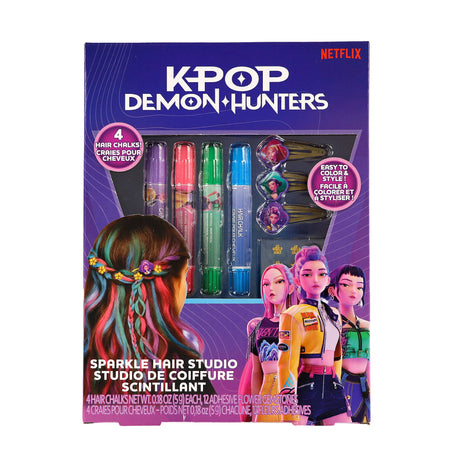 Ensemble Studio Cheveux K-pop Demon hunter-Groupe Ricochet-GRI-KPRH3927-CLÉMENT