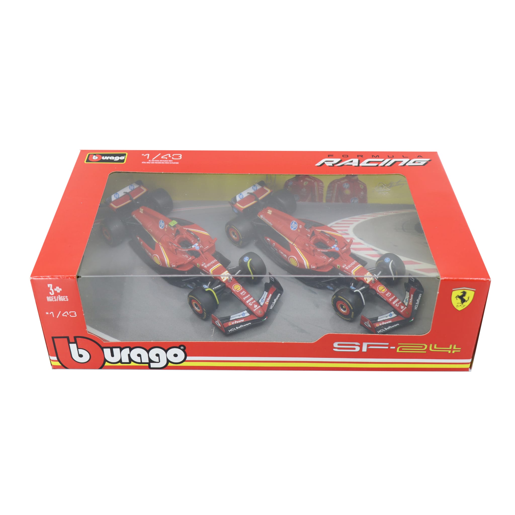 Set of 2 models cars SF24 Fomula Racing - Charles Leclerc / Carlos