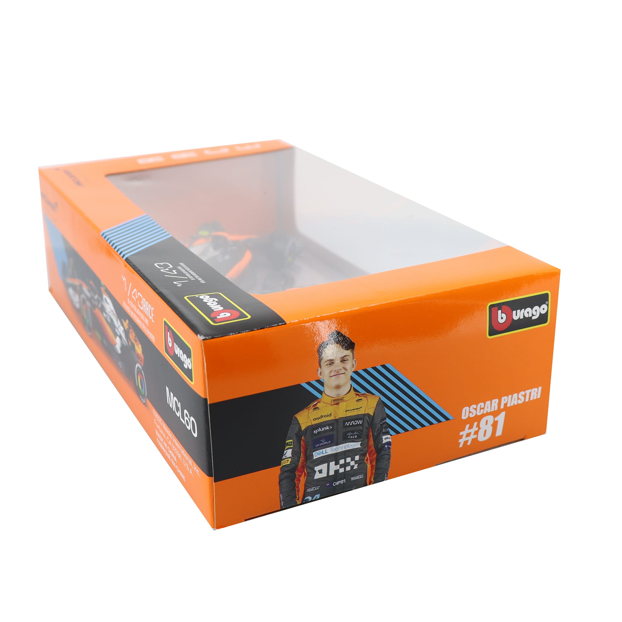 Set of 2 models cars MCL60 Mclaren - Oscar Piastri / Lando Norris