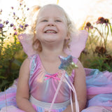 Ensemble Papillon Sequin Arc-en-ciel, Jupe, Ailes et Baguette 5-6 ans-Great Pretenders-GRP-42925-CLÉMENT