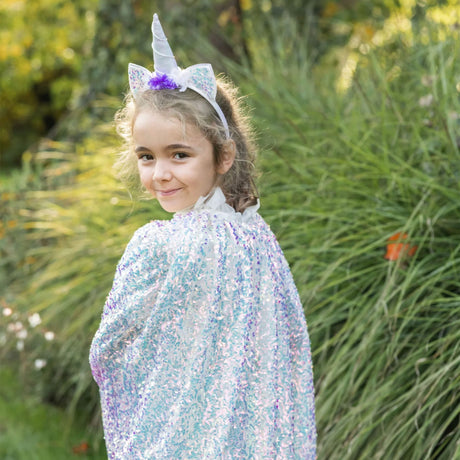 Cape Et Bandeau Licorne Scintillants 4-6 ans-Great Pretenders-GRP-51405-CLÉMENT