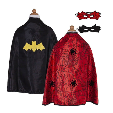 Cape Réversible Araignée/Chauve-Souris 4-6ans-Great Pretenders-GRP-55273-CLÉMENT