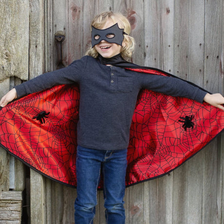 Cape Réversible Araignée/Chauve-Souris 4-6ans-Great Pretenders-GRP-55273-CLÉMENT