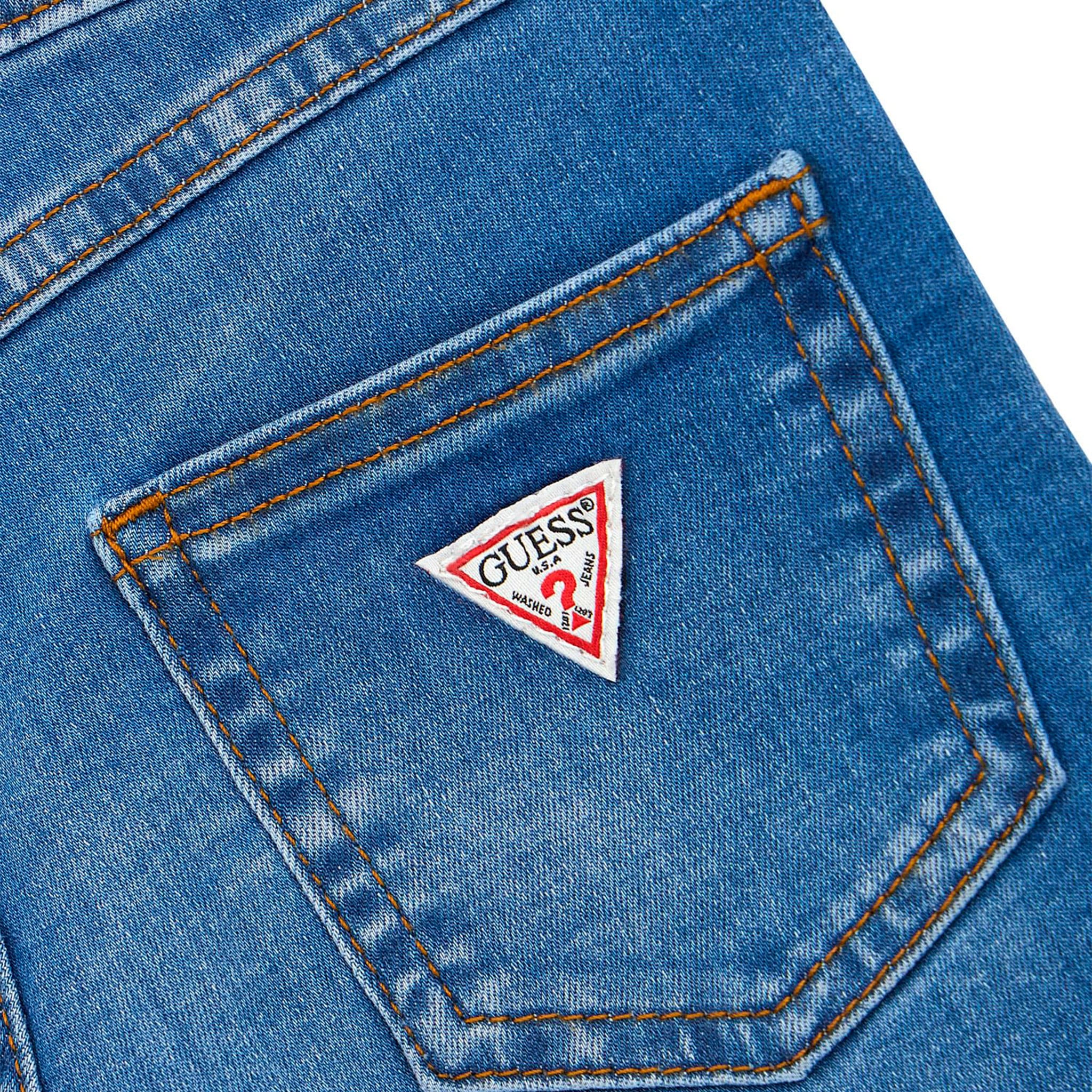 【COLOR iN ID】Back Pocket Washing Denim Basic Jeans Short 7-14y – CLÉMENT