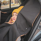 3-in-1 Car Seat Cover / Poncho - Black
