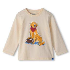 T-shirt Chien 3-24mois-Hatley-Beige-3-6 m-HAT-F26WFT1302-CLÉMENT