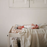 Contour à Langer Mousseline - Carreaux Naturel-Mushie-HIE-MCPC-1015-CLÉMENT