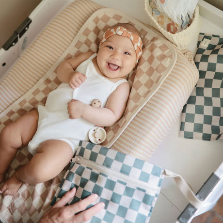 Alèse À Langer (3) - Carreaux-Mushie-HIE-MCPL-1003-CLÉMENT