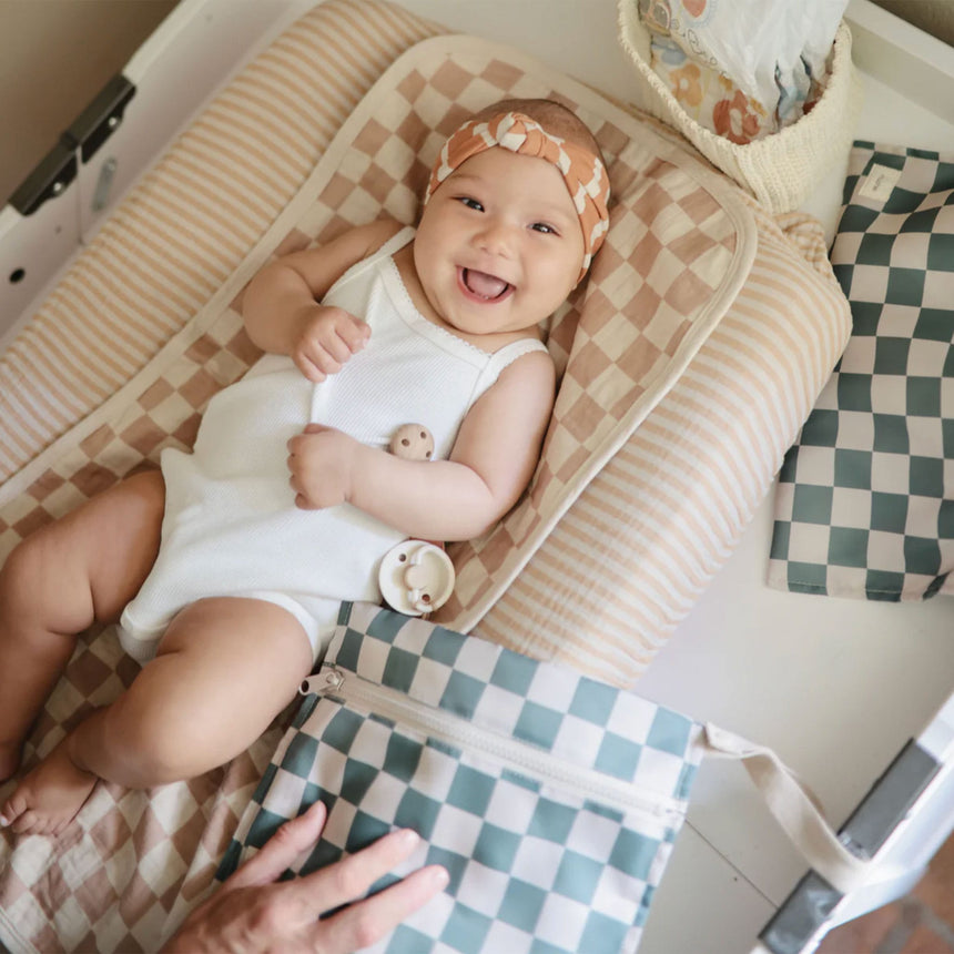 Alèse À Langer (3) - Carreaux-Mushie-HIE-MCPL-1003-CLÉMENT